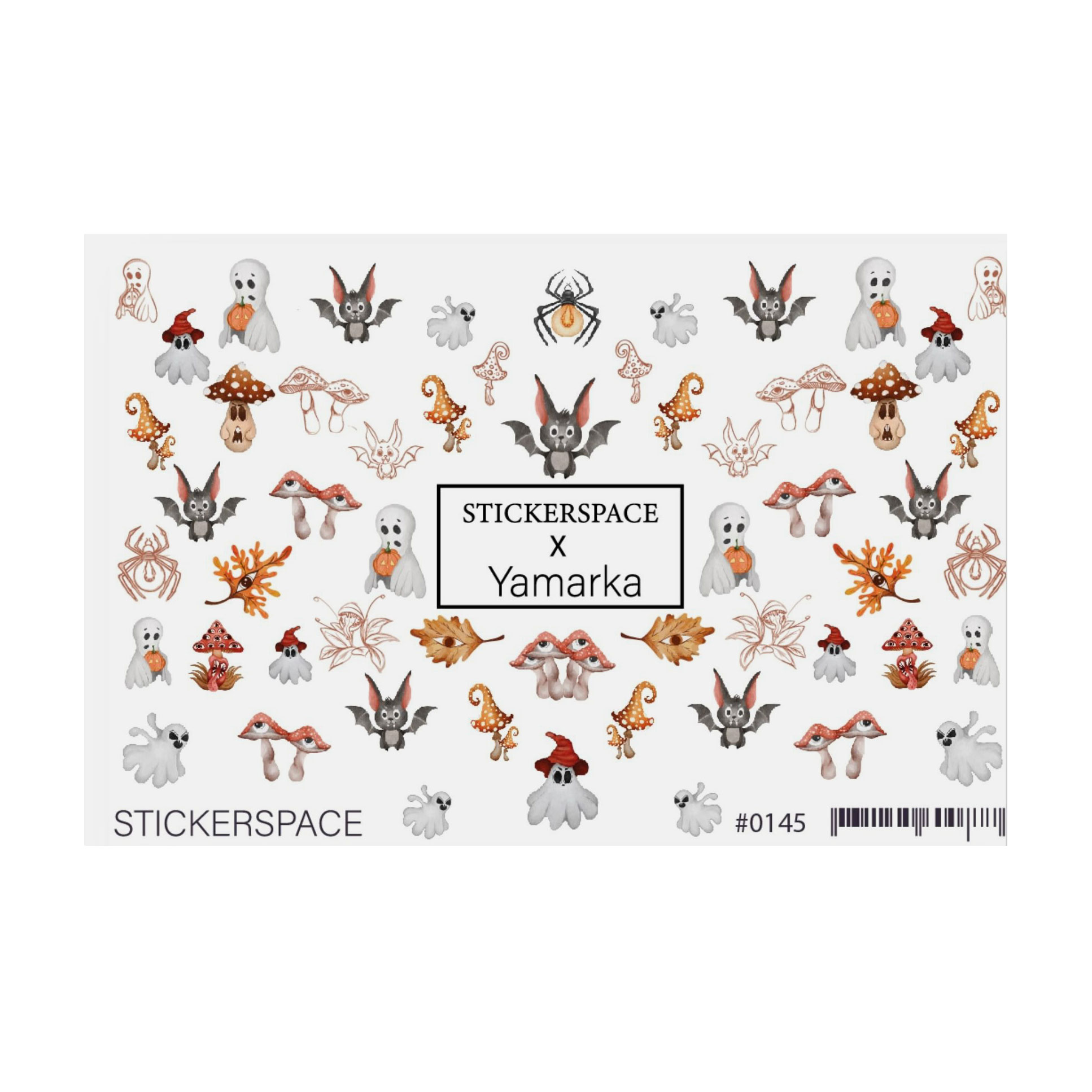 Наліпки для дизайну нігтів StickersSpace Sliders (0145)