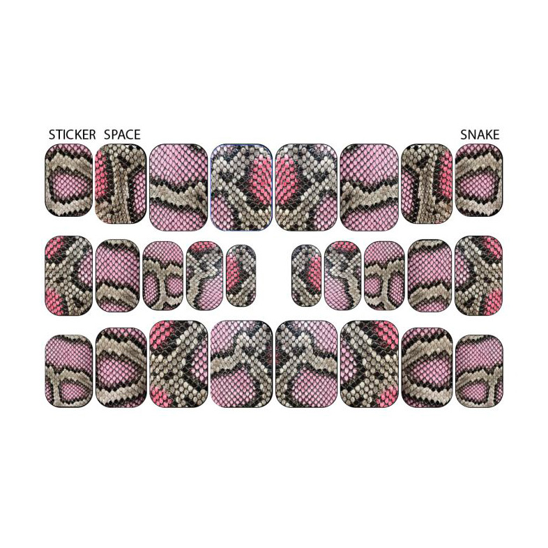 Наліпки для дизайну нігтів StickersSpace Snake Standart (93112)